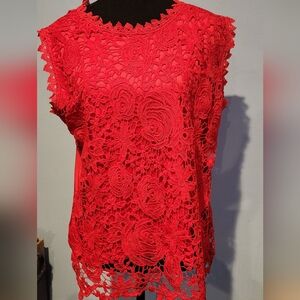 Passion of Essence NWT Lace Top Size L